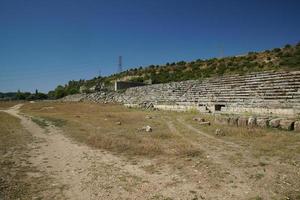 stade de la ville antique de perge à antalya, turkiye photo