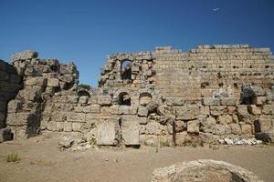 ville antique de perge à antalya, turkiye photo