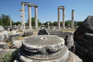 temple d'aphrodite dans la ville antique d'aphrodisias à aydin, turkiye photo