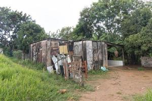 planltina, goias, brésil 17 décembre 2022 les conditions de logement extrêmement mauvaises à planaltina et dans tout le brésil. photo