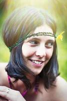 fille hippie - style 1970 photo