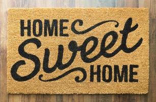 home sweet home tapis de bienvenue au sol photo