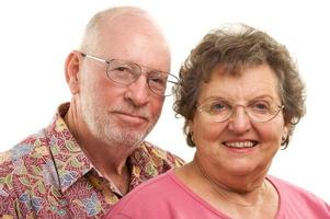 heureux couple de personnes âgées photo