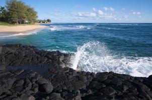 vue sur le littoral tropical photo