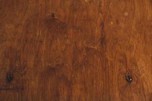 texture de fond en bois brun vintage avec noeuds et trous de clous. vieux mur en bois peint. fond abstrait marron. planches horizontales sombres en bois vintage. photo