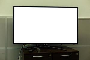 4k moniteur tv écran blanc photo