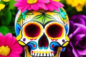 dia de los muertos, festival culturel mexicain traditionnel. jour des morts. photo