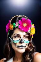 dia de los muertos, festival culturel mexicain traditionnel. jour des morts. photo