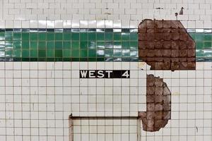 station de métro ouest de la quatrième rue - new york, 2022 photo