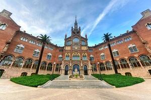 hôpital sant pau recinte modernista à barcelone, catalogne, espagne, 2022 photo