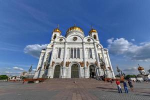 cathédrale du christ sauveur, une cathédrale orthodoxe russe à moscou, russie. photo