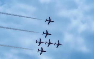 raf red arrows bournemouth air festival 2022 photo