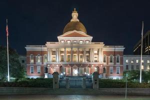 la maison d'état du massachusetts, également appelée maison d'état du massachusetts ou la nouvelle maison d'état de boston. photo