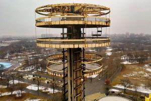 reines, new york - 10 mars 2019 - le pavillon de l'état de new york, vestige de l'exposition universelle de 1964 situé au parc flushing meadows-corona photo