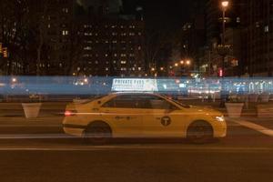 taxi de new york la nuit photo