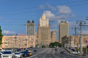 moscou, russie - 21 juillet 2018 - bâtiment principal du ministère des affaires étrangères de russie à moscou, russie. photo