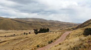 voir le long de la route cusco-puno, pérou photo