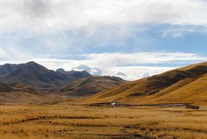 voir le long de la route cusco-puno, pérou photo