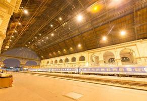 gare de keleti à budapest, hongrie, 2022 photo