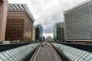 le berlaymont est un immeuble de bureaux à bruxelles, belgique, qui abrite le siège de la commission européenne, qui est l'exécutif de l'union européenne, 2022 photo