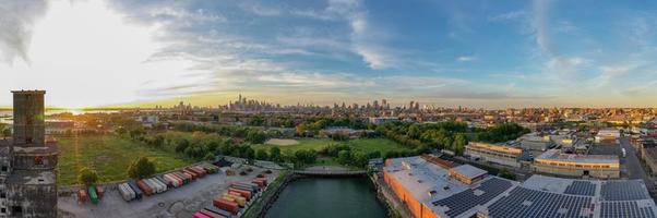 le terminal céréalier red hook dans le quartier red hook de brooklyn, new york. photo