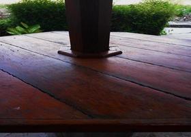 portrait de table de jardin photo