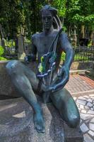 monument au cimetière lychakiv un cimetière célèbre et historique à lviv, ukraine. photo