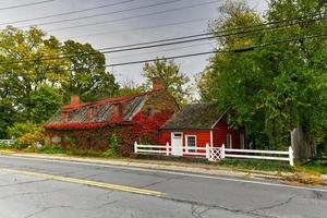 albertus van loon house, l'un des plus anciens bâtiments de l'état de new york situé à athènes, new york. photo