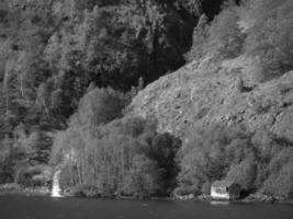 flam et l'aurlandsfjord en norvège photo