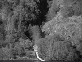 flam et l'aurlandsfjord en norvège photo