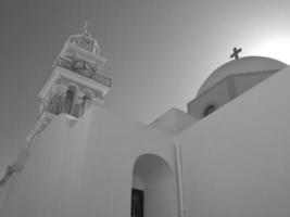 l'île grecque de santorin photo