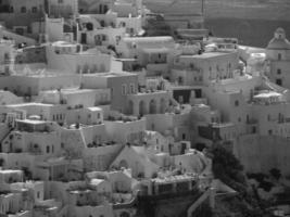 île de santorin en grèce photo