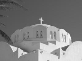 île de santorin en grèce photo