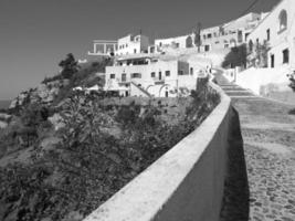 l'île grecque de santorin photo