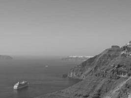 l'île grecque de santorin photo