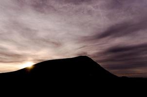 vue du coucher de soleil photo