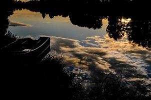 vue panoramique sur le lac photo