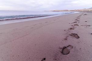 vue sur la plage naturelle photo