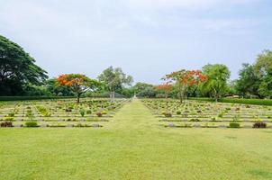cimetière de guerre de chungkai, thaïlande photo