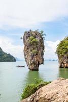 vue grand angle sur l'île de khao tapu photo