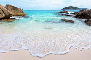 plage d'été en thaïlande photo