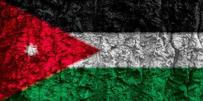 texture du drapeau de la jordanie en arrière-plan photo