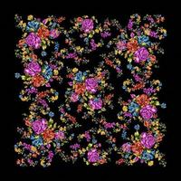 écharpe florale, écharpe abstraite, conception abstraite peinte numérique, texture colorée. art fractal. conception textile abstraite. conception textile photo