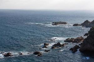 vue sur la côte de la costa brava photo