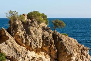 vue sur la côte de la costa brava photo