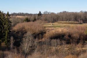 paysages naturels d'automne en lettonie photo