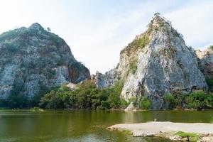 parc de pierre de khao gnu en thaïlande photo