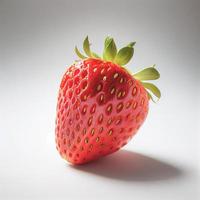 fraise isolé sur fond blanc. photo