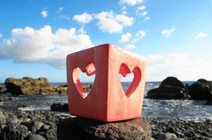 cube d'amour au sol photo