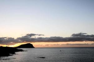 vue panoramique sur l'océan photo